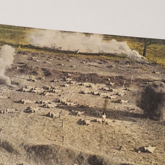 Tank Destroyer Training Live Ammunition Camp Hood Texas Vtg Linen Photo Postcard - Picture 6 of 7